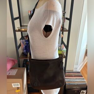 Vintage Brown Coach Bag - 9204